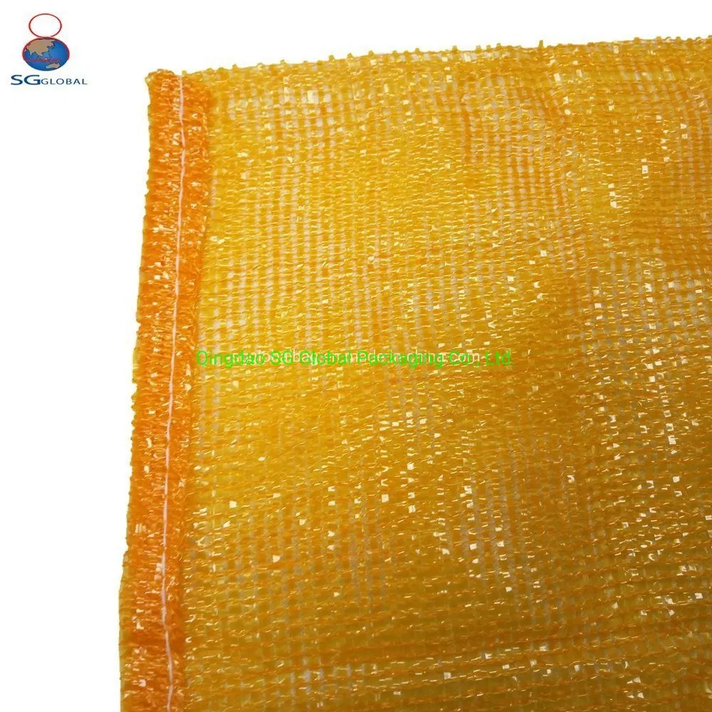 GRS SGS CE Fábrica da China Atacado Embalagem Plástica de Polipropileno 5kg 25kg 50kg Fruta Cebola Alho Batata Legume Lenha Saco de Rede de Malha Tubular de PP
