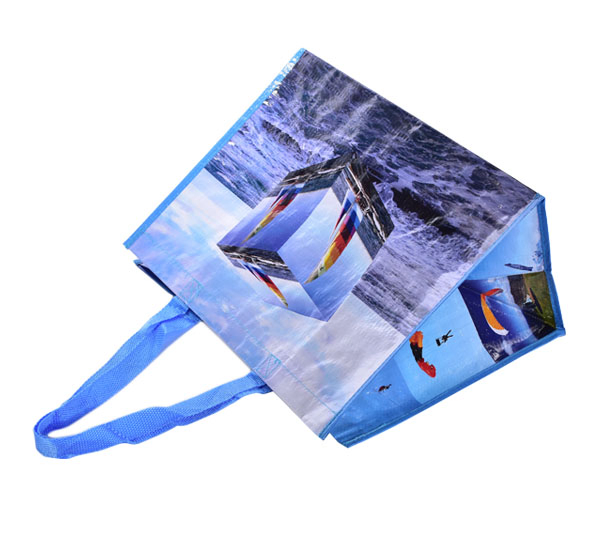 Bolsa de Compras Reutilizável de Tecido Não Woven PP Durável com Laminação, Bolsa de Compras Não Woven por Atacado