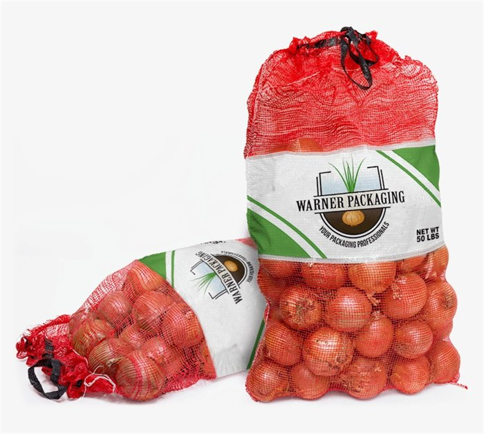 Cebolas, Nozes, Frutos do Mar, Cítricos, Sacos de Lenha Embalagem em Rede de Malha Leno