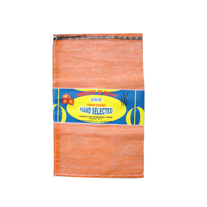 Saco de Malha para Colheita de Batatas com Material Estabilizado contra UV para Uso Externo