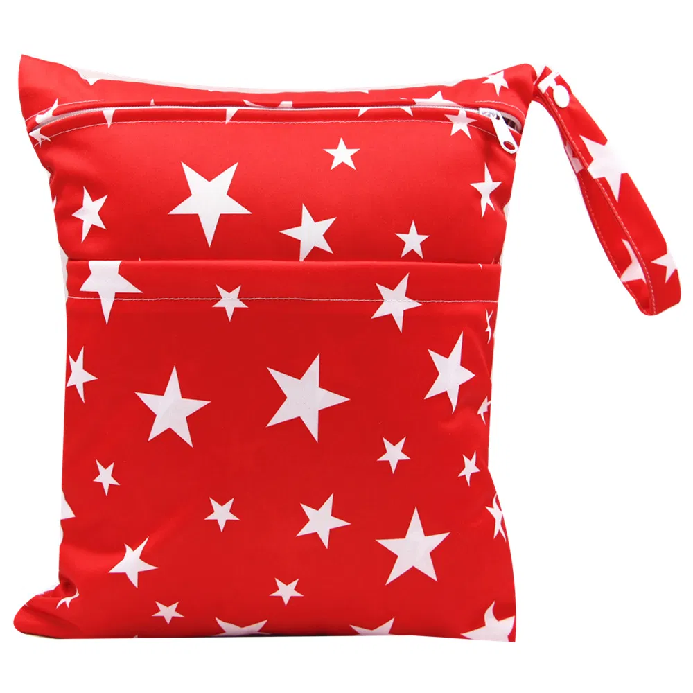 Bolsas impermeáveis reutilizáveis para viagem, praia, piscina e itens sujos de bebê