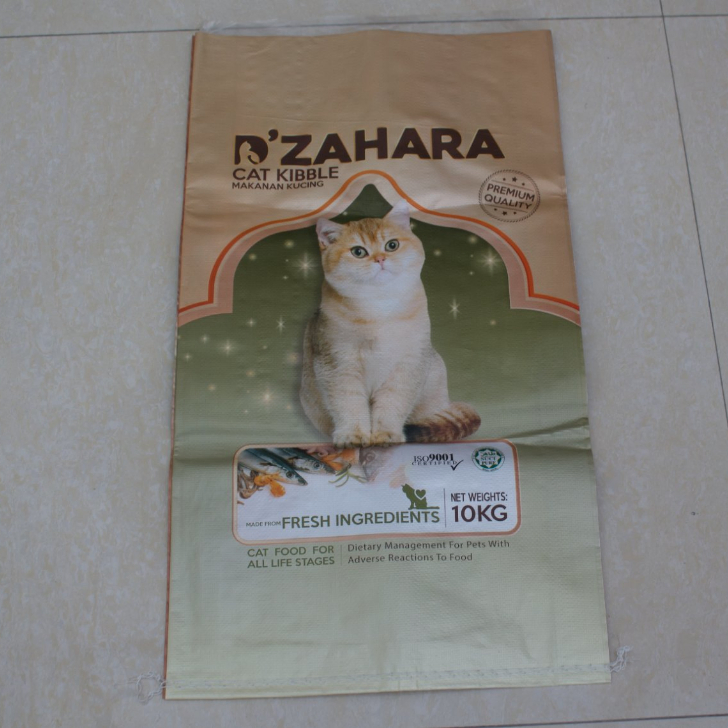 Fabricante de Sacos de Teia de PP Laminado BOPP de Polipropileno para Ração Animal