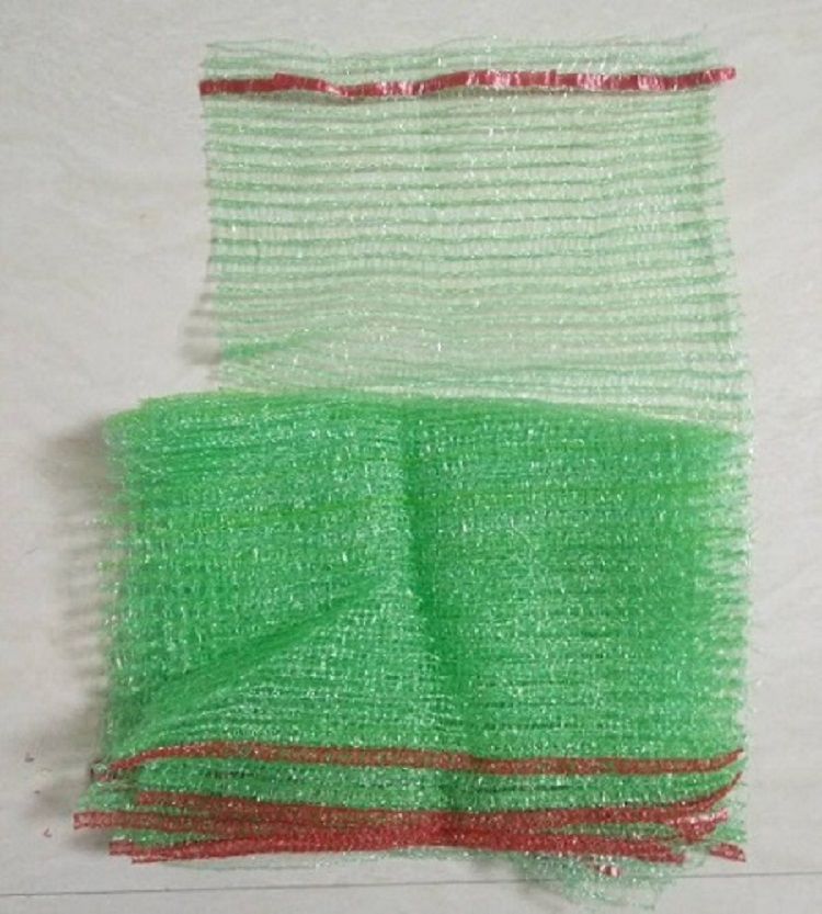 Bolsas de rede de malha Raschel de plástico PE HDPE para batata e cítricos