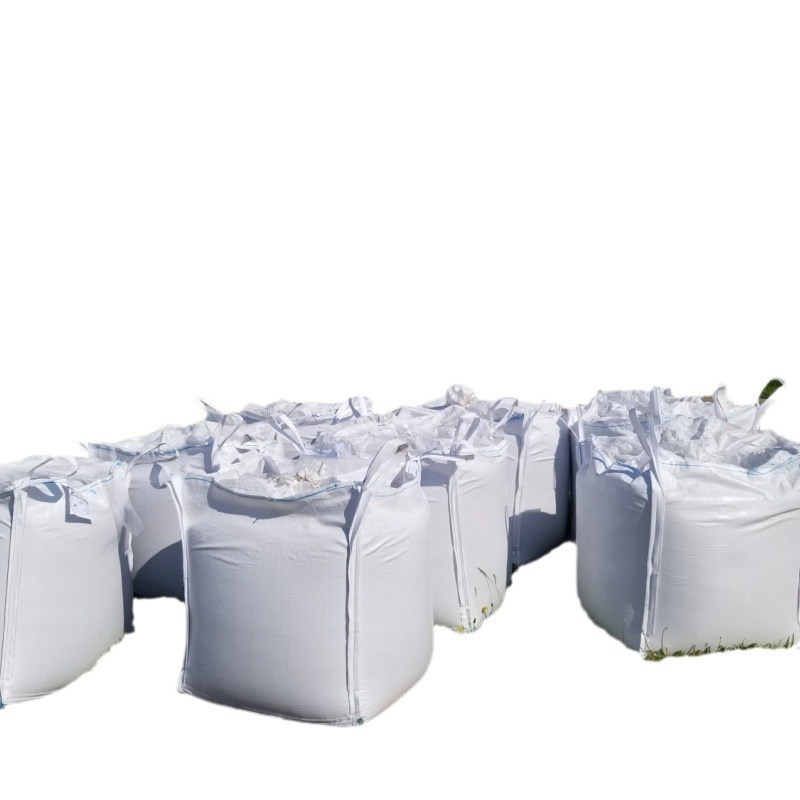 Saco Grande de Carga Woven de Grau Alimentício PP 1 Tonelada Super Grande para 1000 Kg 500 Kg 1.5 Toneladas 2 Toneladas Plano Respirável para Minério Rocha Ração FIBC