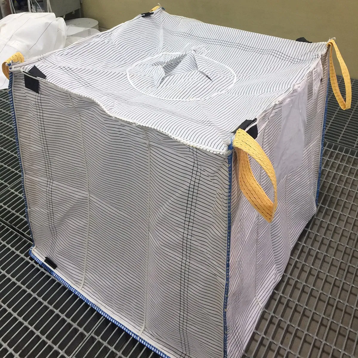 Atacado 1ton Saco Super Sack Tipo C Sling Tote 1200kg Saco a Granel PP Antiestático FIBC Jumbo Condutivo 1.5ton Saco Grande