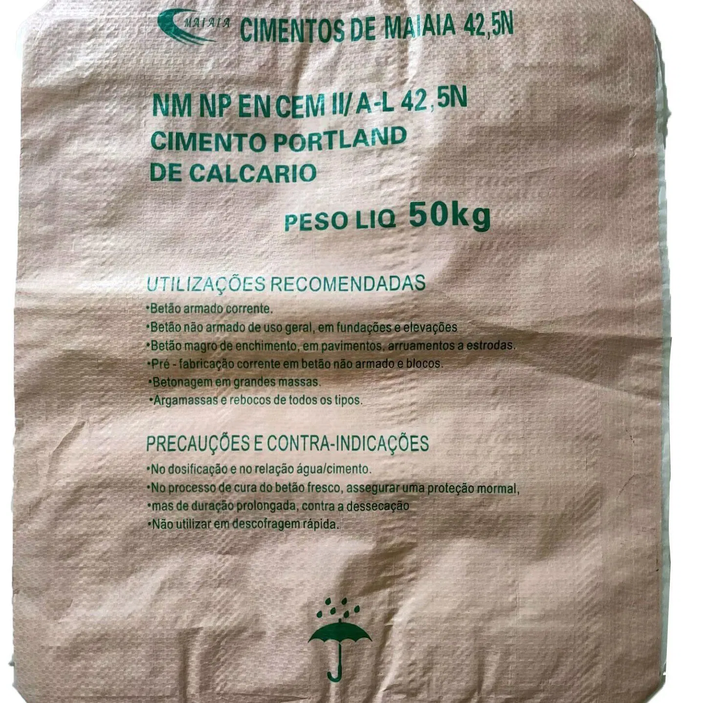 Saco de Plástico PP com Válvula Interna