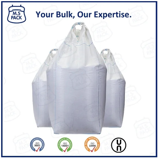 Saco Ton Grande Respirável Recipiente Barato de PP Sacos a Granel Jumbo Circulares/Ton/Tubulares Tamanhos 500kg/1000kg/1200kg/1500kg/2000kg/1ton/2ton
