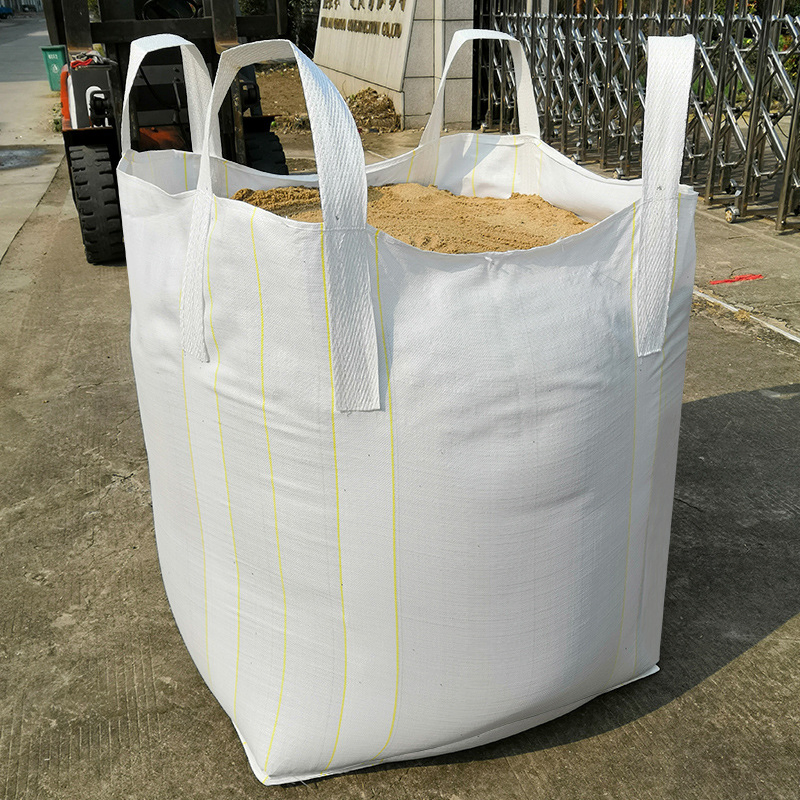 Uso de FIBC para Material de Construção Saco Jumbo Durável Forte de Tecido PP 1 Tonelada Saco Pesado Saco de Tonelada Sacos Super