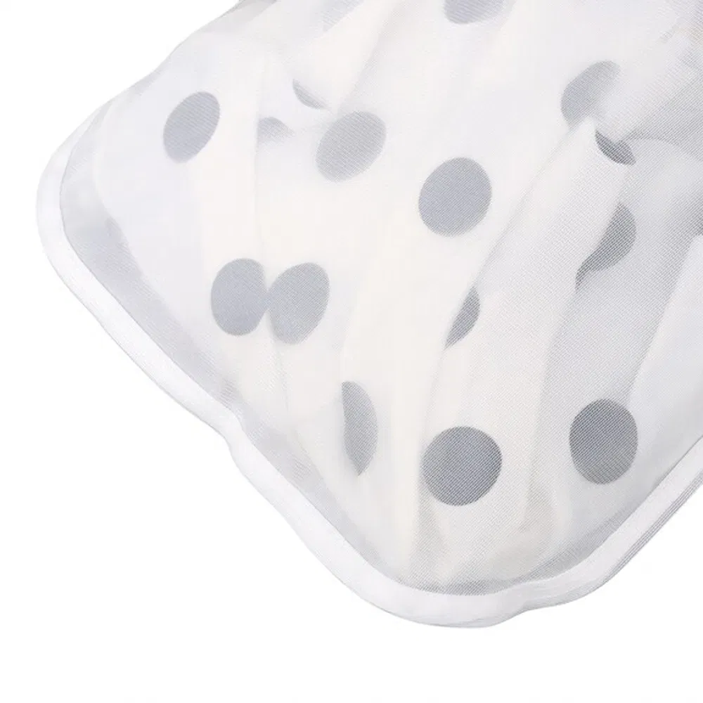 Sacos de Lavagem de Malha Tubular Reutilizáveis para Produtos - Saco de Rede com Saco de Lavagem Dobrável