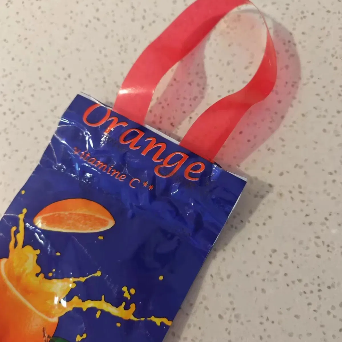 Saco de Malha Plástica Tubular para Embalagem de Frutas Laranja Cítrica Cara Cara