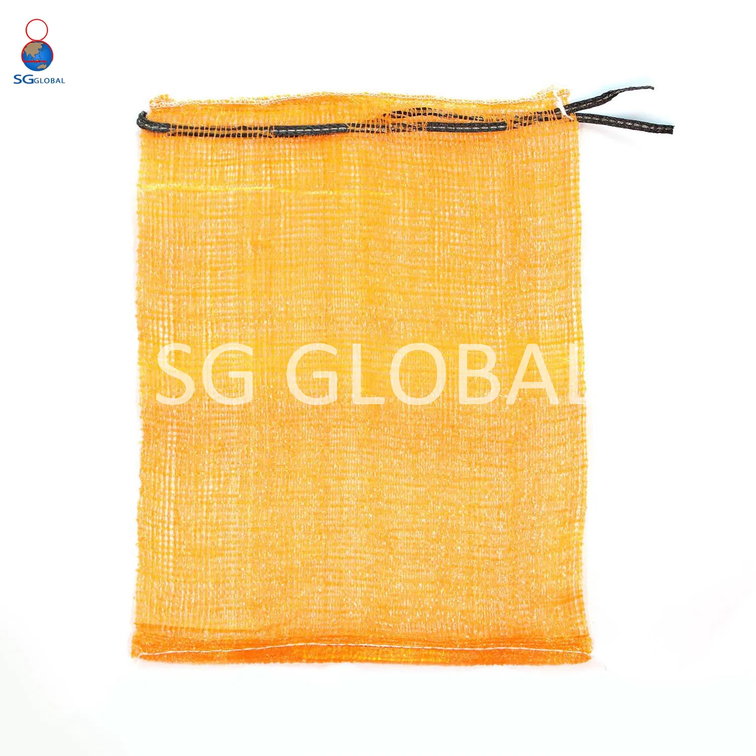 China 10kg 25kg Fábrica de Sacos de Rede de Drawstring de PP para Frutas e Legumes