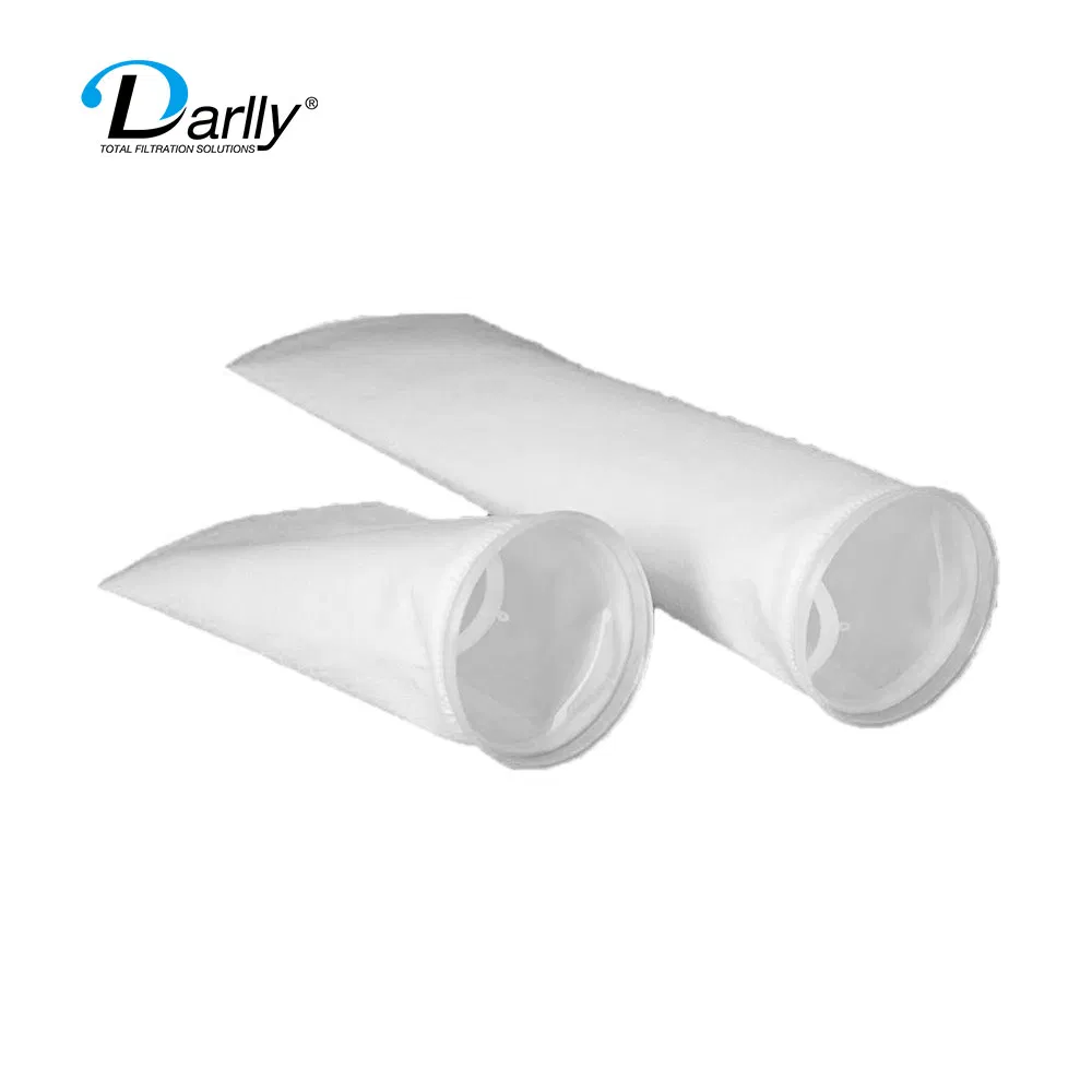 Bolsas de Filtro de Micron Filtração Pet/PP/Nylon Filtros de Sedimento para Tratamento de Água Tamanho 2 / 10 Microns