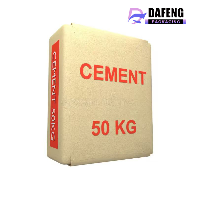 20kg 25kg 42.5kg Polipropileno PP Cimento Cinza Portland Saco Válvula Selagem Laminação