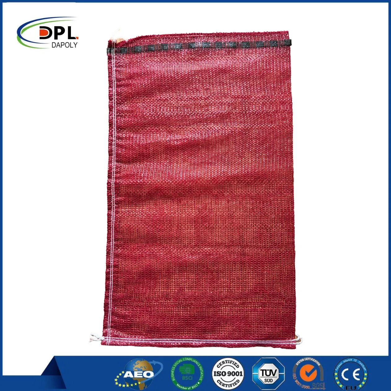 Bolsas de Malha Plástica Bolsa de Malha Tubular Bolsa de Malha com Logotipo Personalizado Bolsa de Malha Transparente