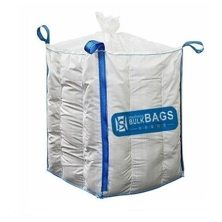 Saco Jumbo a Granel com Fundo Plano e Respirável com Sacos de Areia 1000kg