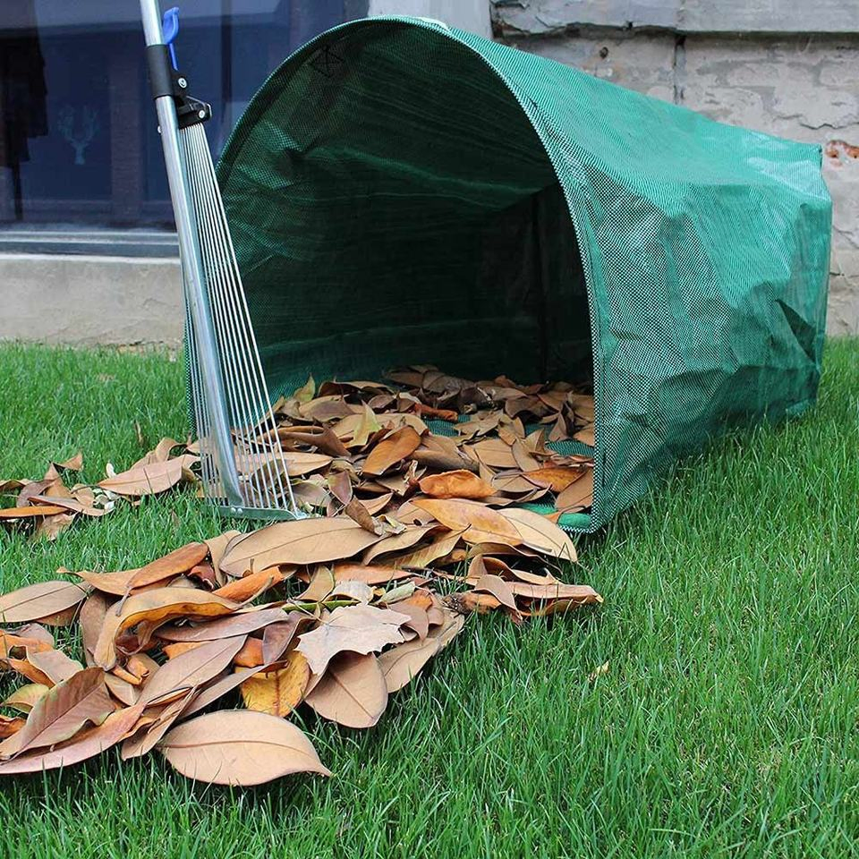 Saco de Lixo de Jardim Durável em Tecido PP 110L para Uso em Jardim e Quintal