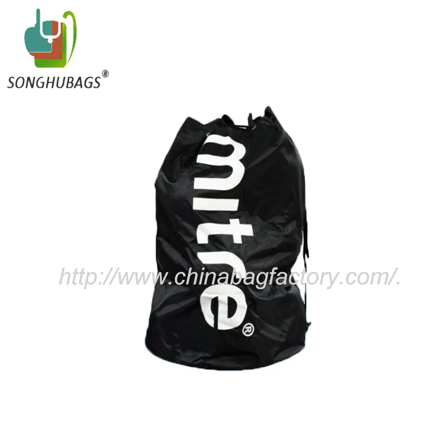 Mochila de Futebol, Basquete e Esportes com Cordão, para Uso Interno e Externo, Academia, Escola, Clube, Saco de Malha Isolado para Bola Tubular