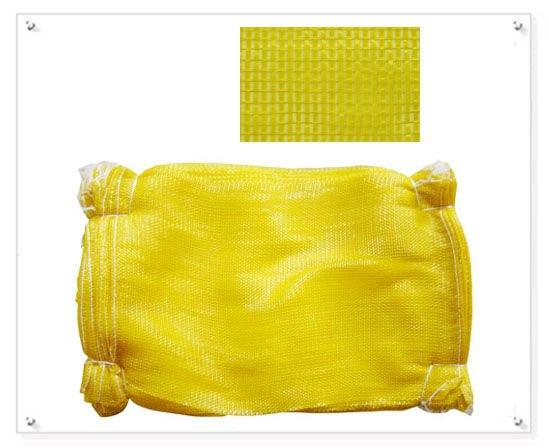 50*80 Sacos de Malha Pequena Tubular Leno Vermelho Brilhante de 30 cm