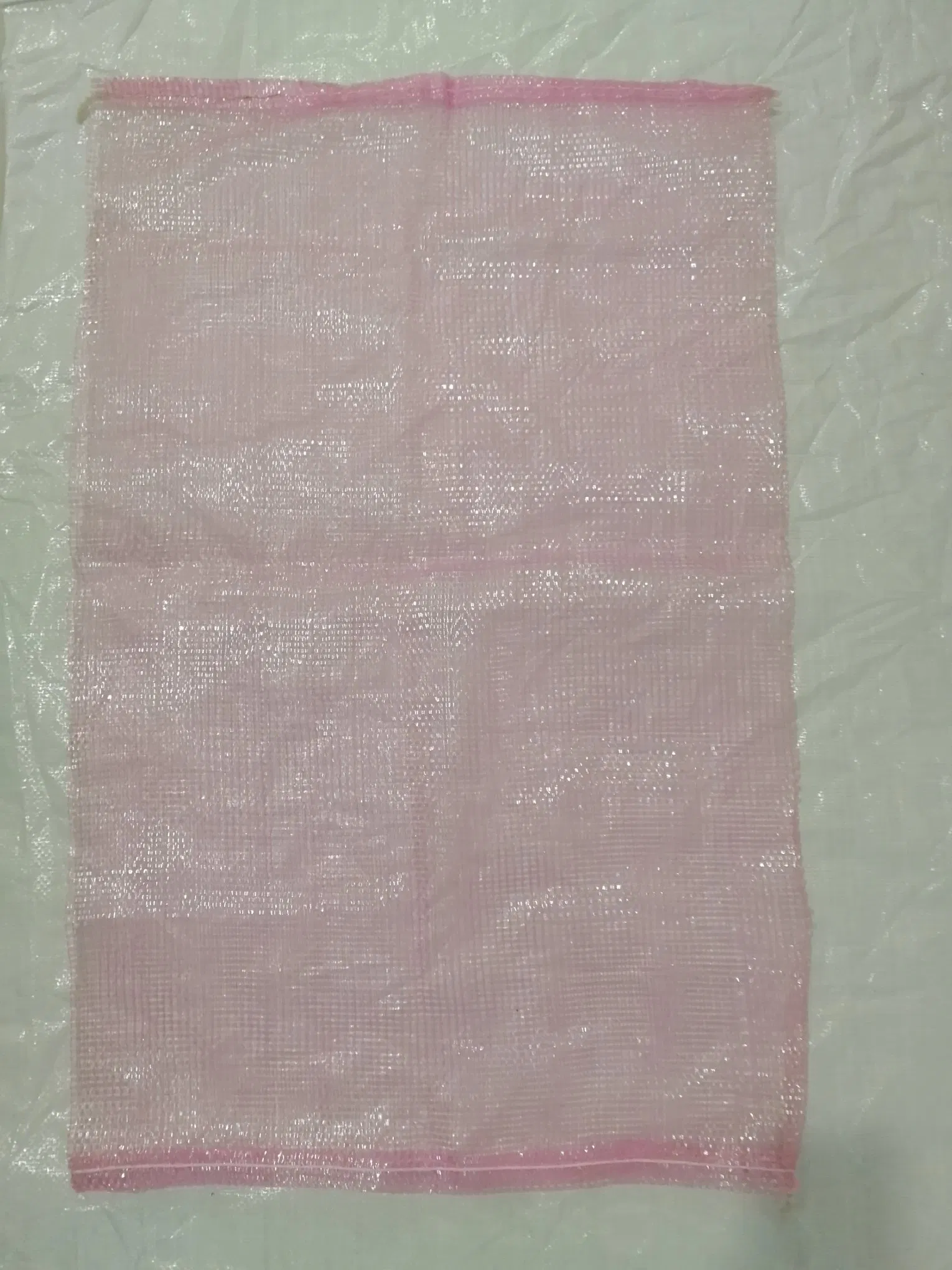 PP10kg 15kg Saco de Rede de Malha Leno para Cebola Vegetal Tubular Batata