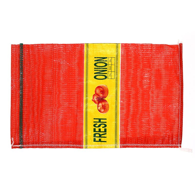 Fornecedor Fabricante da China Grs SGS CE FDA Saco de Embalagem com Cordão 50lb 30kg 50kg Cebola Batata Tomate Legume Fruta Lenha Frutos do Mar Laranja Saco de Rede de Malha PP Leno