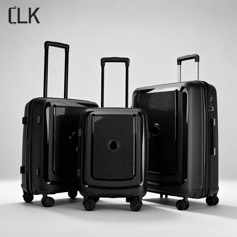 Bolsa de Trolley Essencial para Viagem em Família de Tecido PP Durável 3 PCS