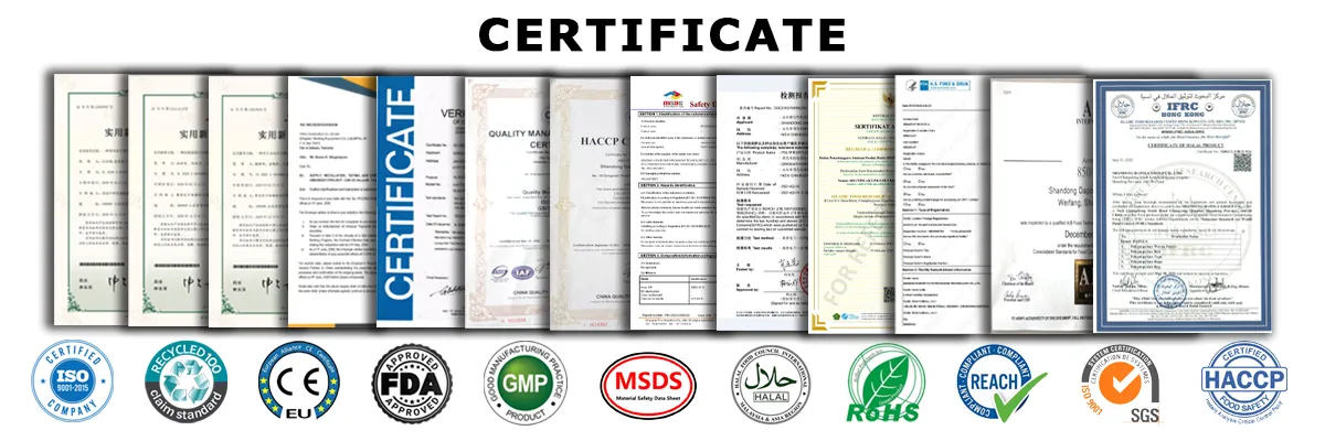 Certificados ISO CE