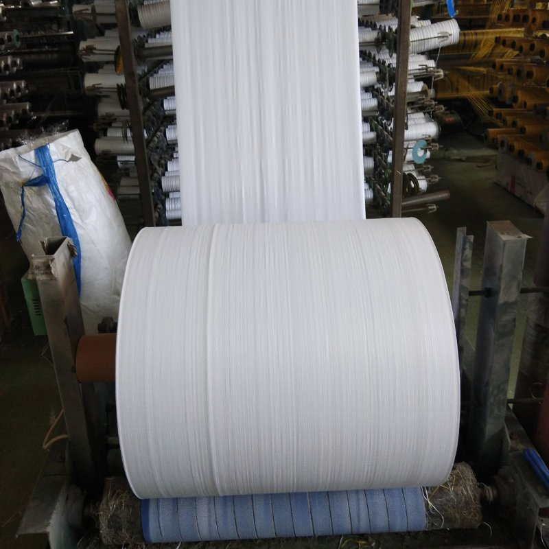 Rolos de Tecido Tubular Woven PP Durável para Sacos de Ração