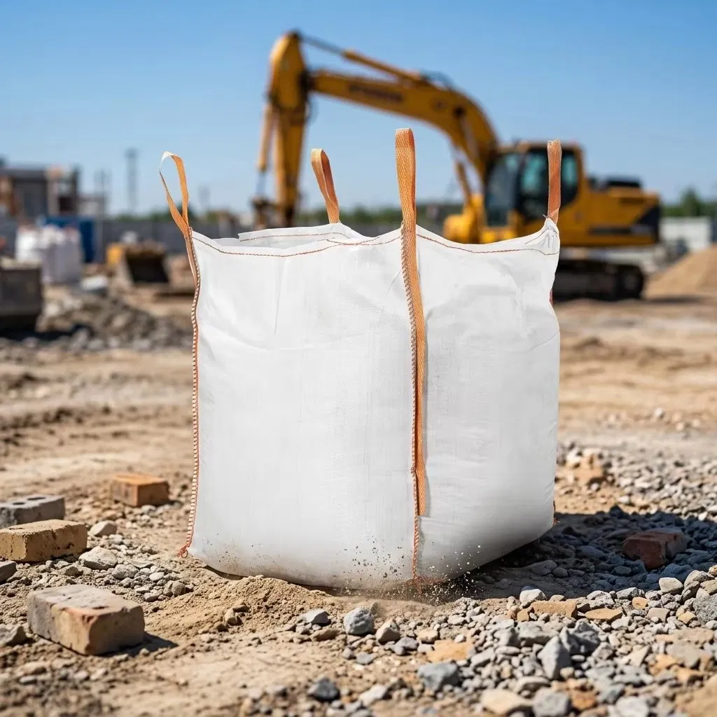 PP FIBC Bulk Bag Corner Loops UV Stabilized Jumbo Bag for Cement