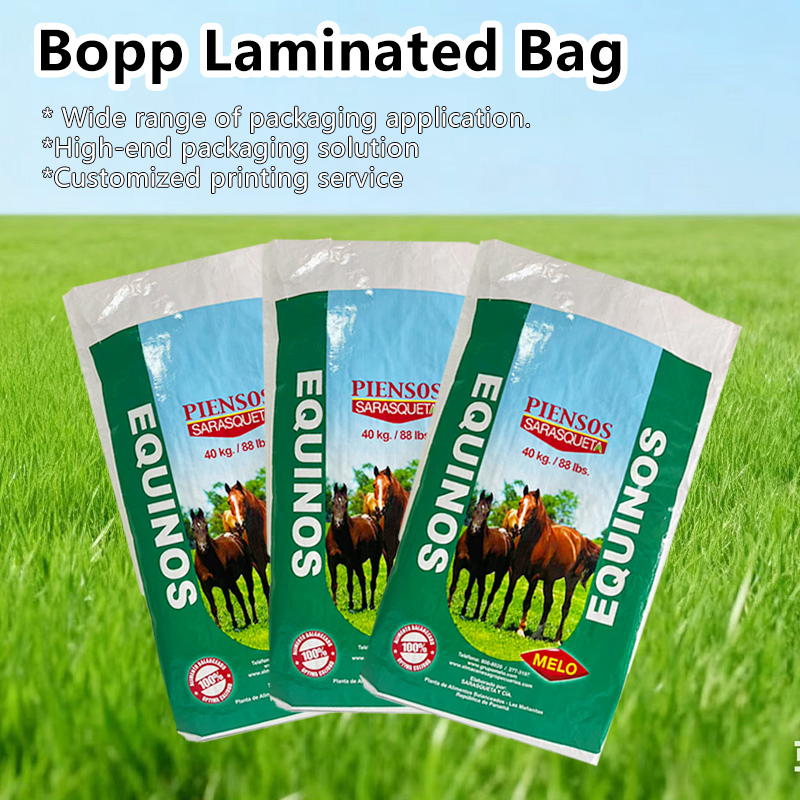 Sacos de Fertilizante Orgânico Laminados em BOPP Impressos Personalizados 25kg 50kg à Prova d'Água em Polipropileno Woven