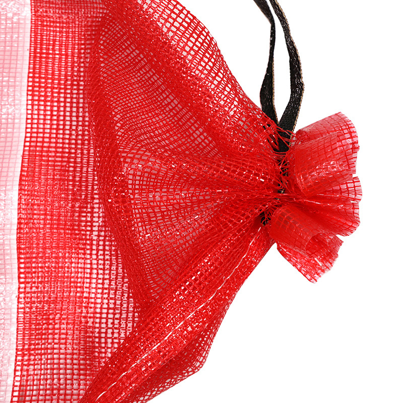 Bolsas de Malha de Plástico para Embalagem de Cebolas Reutilizáveis com Cordão para Armazenamento de Produtos Frescos, Sacos de Malha para Alho, Cebolas, Legumes, Batatas, Cítricos, Lagostins e Lenha