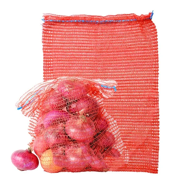 Sacos de Armazenamento de Malha com Cordão para Cebolas, Batatas