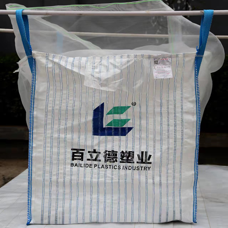 Fornecimento de Fábrica 800kg Saco Jumbo Respirável FIBC Laminado em PP a Granel 1.5ton Saco Sling 1500kg Saco Grande para Lenha