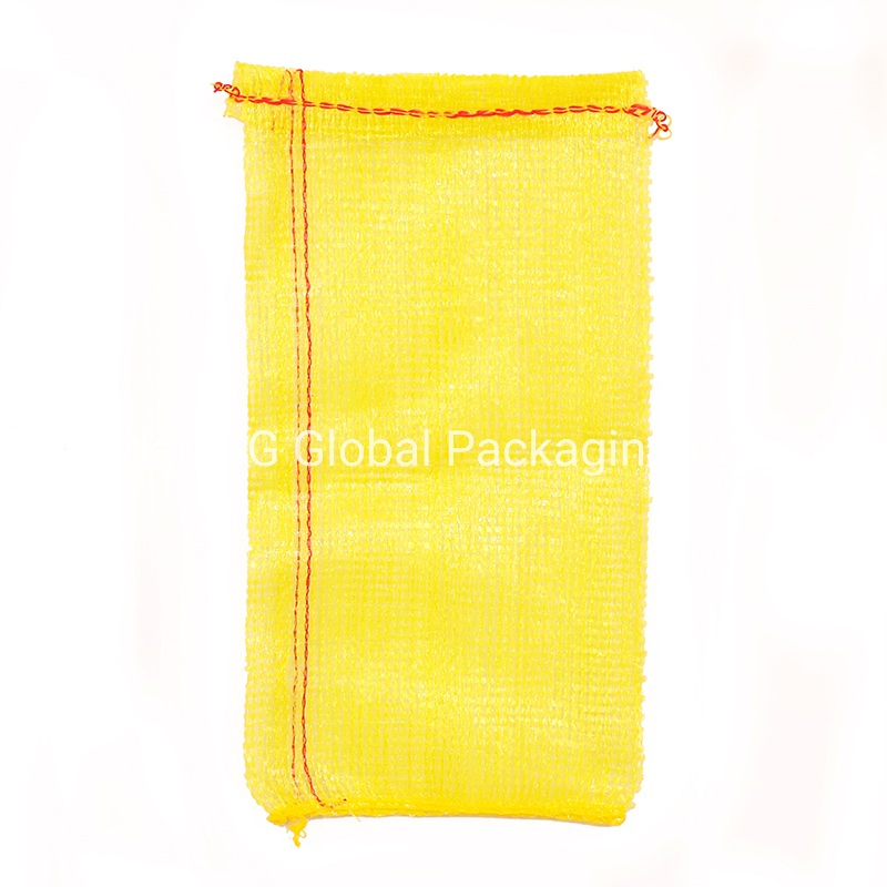 Embalagem Plástica Ecológica para Repolho Alho Sacos de Rede Mono Raschel PE Sacos de Malha Leno PP para Embalagem de Frutas Saco de Malha para Cebola Vermelha para Agricultura Maçãs Laranjas
