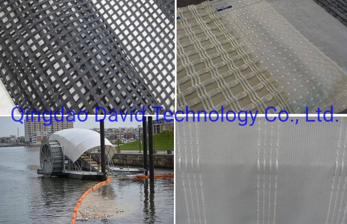 Cortina de baffle de lodo de poliéster, polipropileno, malha tricotada, tecido, geogrelha, colchão composto, geocontêiner, geobag, geomanta, tubo geotêxtil