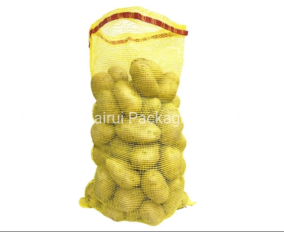 Saco de malha de polipropileno para embalagem de vegetais, cebola e alho