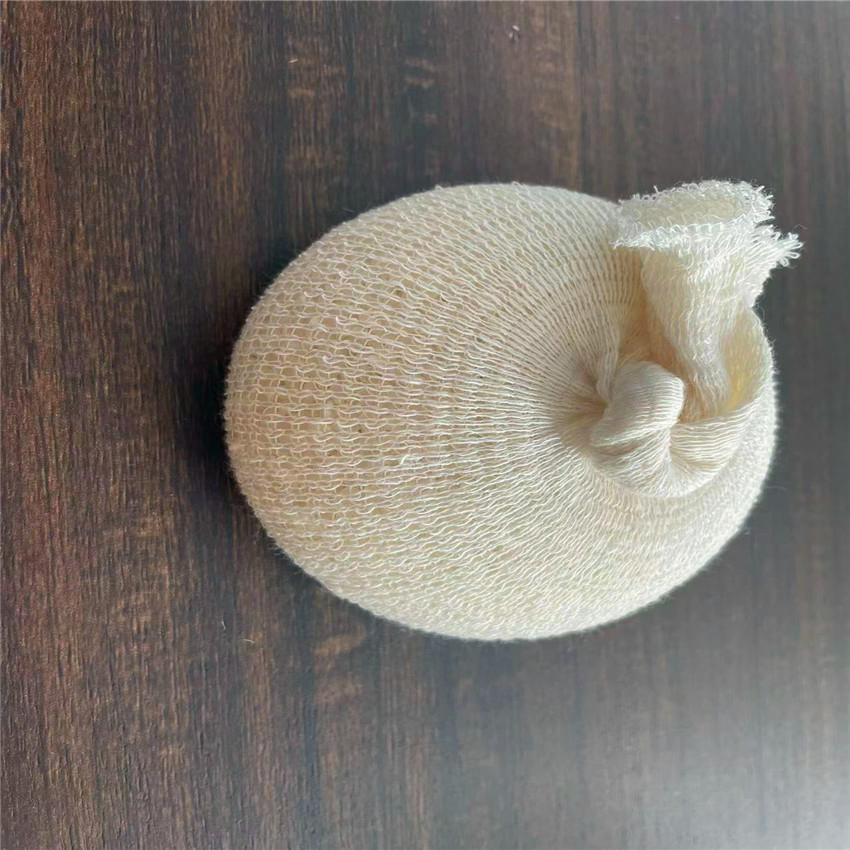 Conjunto de Malha de Tecido Cilíndrico Tubular para Embalagem de Alimentos, Saco de Maltose, Saco de Frutas Sem Costura
