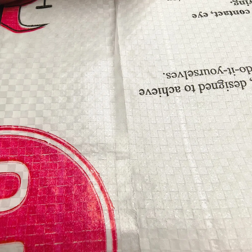 Saco Válvula Woven PP Vazio de Alta Qualidade para Embalagem de Massa para Parede 25kg 50kg Saco