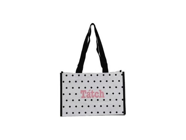 Bolsas de Compras Reutilizáveis Ecológicas por Atacado Feitas de Tecido PP Durável, Sacola de Compras Não Tecida