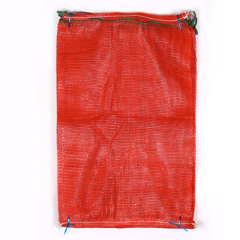 Sgglobal Atacado Plástico Vermelho Sacos de Rede de Malha Tubular Leno PP Sacos de Malha para Cebola para Frutas e Vegetais