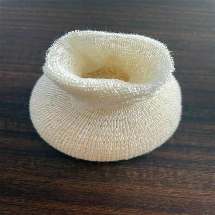 Conjunto de Malha de Tecido Cilíndrico Tubular para Embalagem de Alimentos, Saco de Maltose, Saco de Frutas Sem Costura