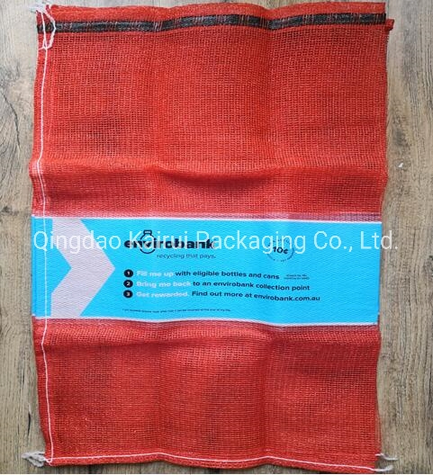 China Fornecimento 25kg 30kg Rolo de Saco de Malha Tubular de PP para Vegetais