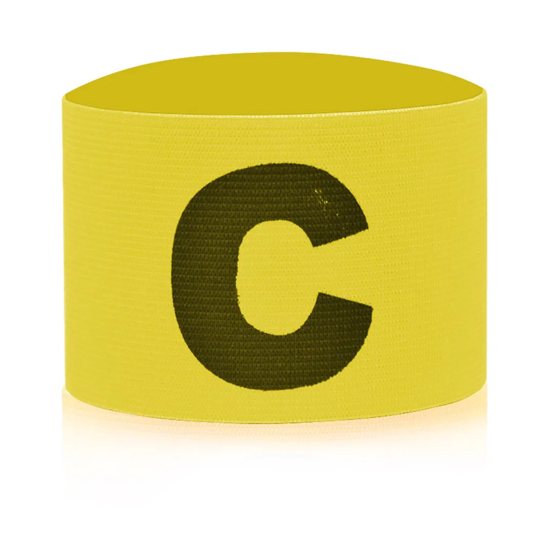 Equipe de Logo Personalizado Grupos Esportivos Faixa Elástica Líder Esportiva Braço Neoprene Braço de Capitão Futebol
