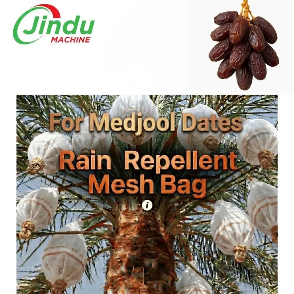 Saco HDPE Antipássaro para Cachos de Medjool com Densidade Dupla
