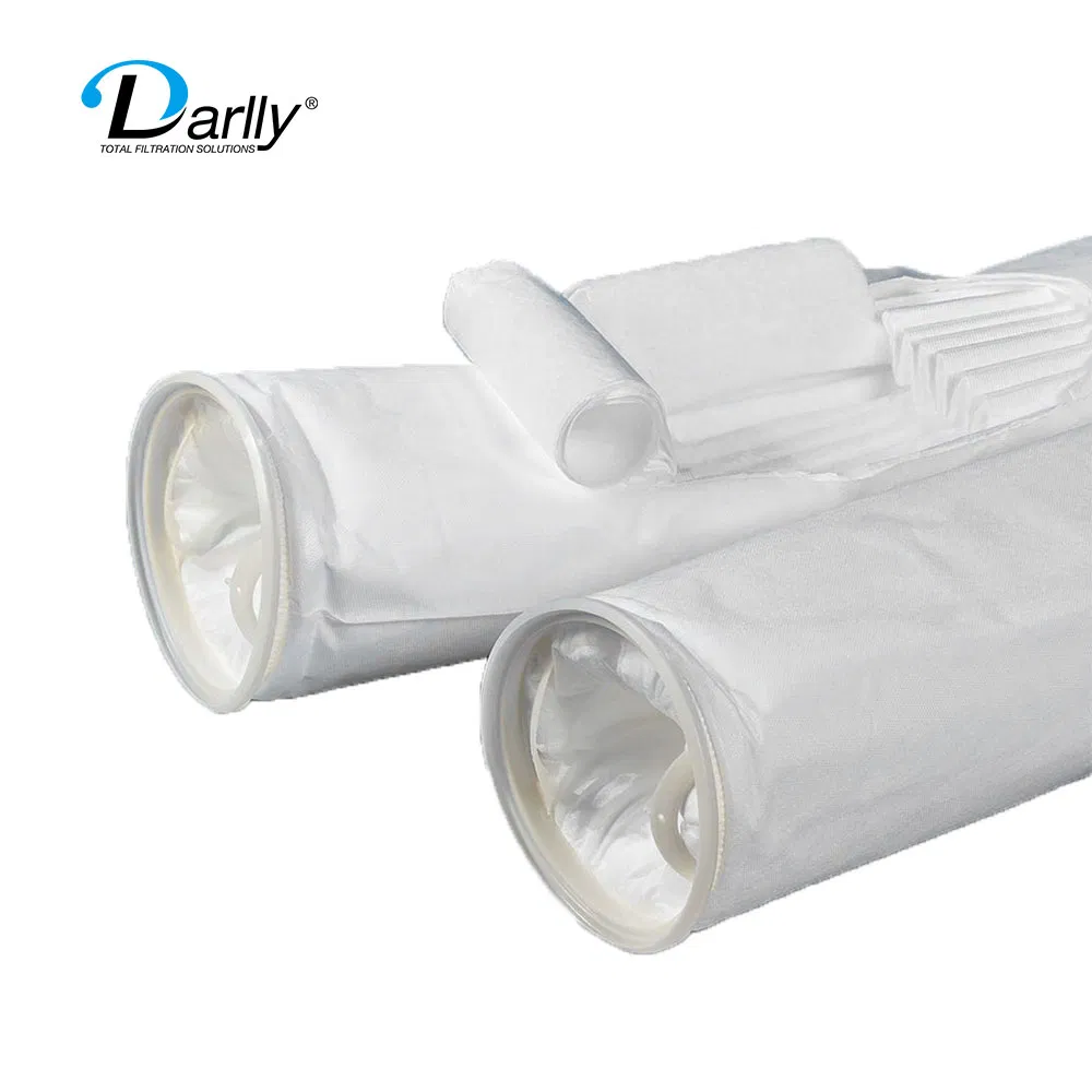 Bolsas de Filtro de Micron Filtração Pet/PP/Nylon Filtros de Sedimento para Tratamento de Água Tamanho 2 / 10 Microns