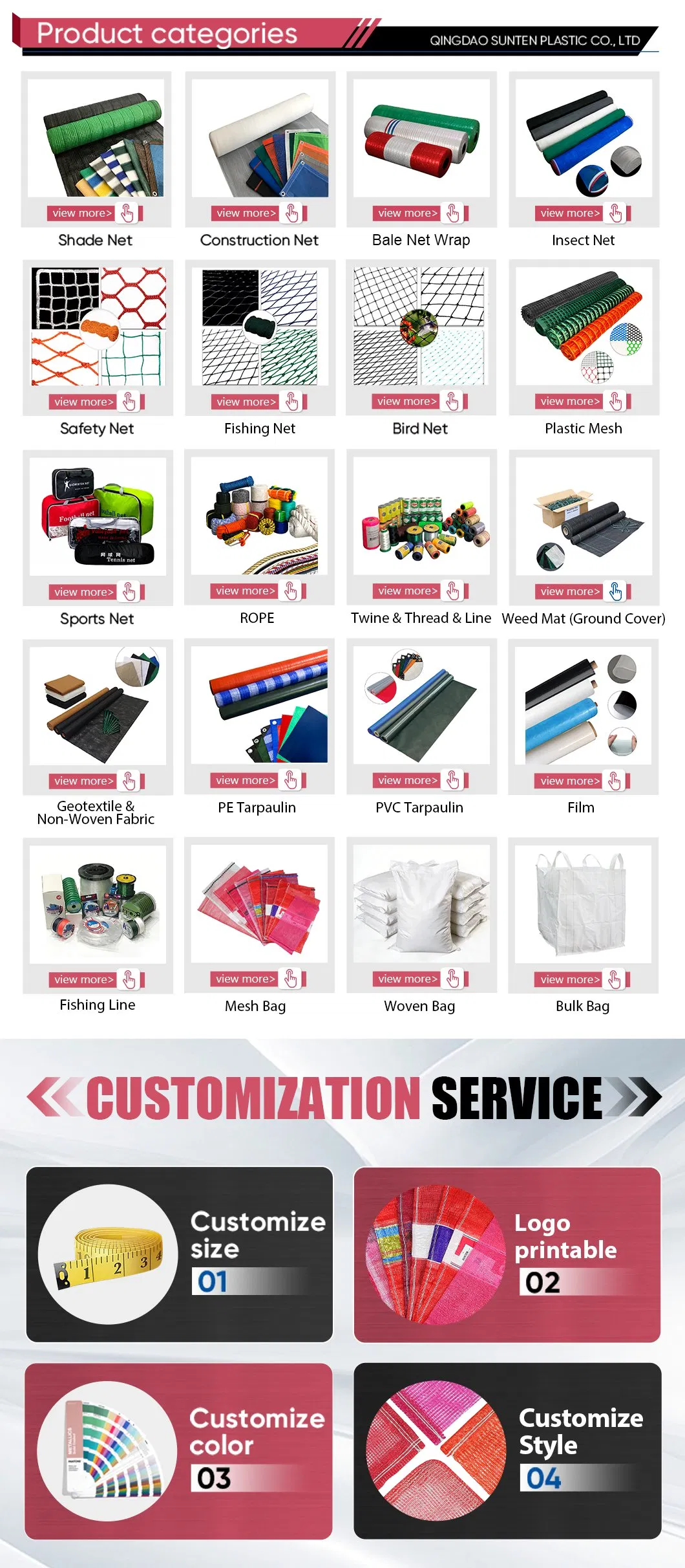 Produção de sacos
