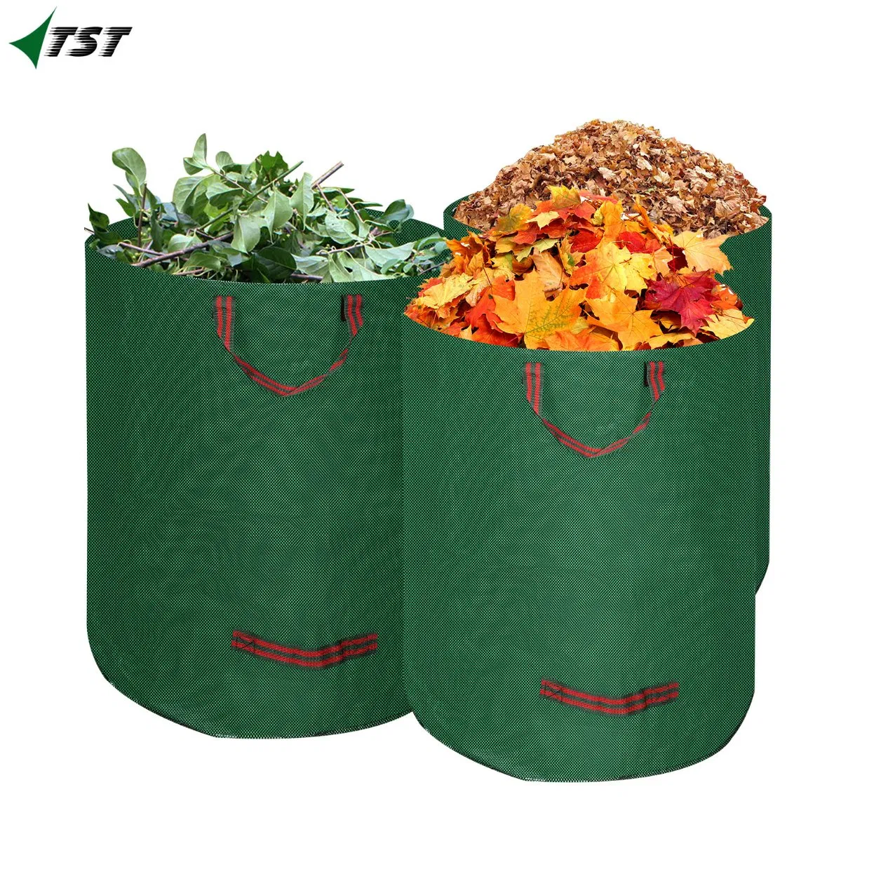 67*76cm 272L Sacos de Jardim de Tecido Woven PP Duráveis