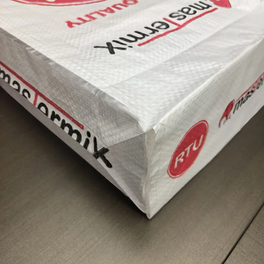 Saco Válvula Woven PP Vazio de Alta Qualidade para Embalagem de Massa para Parede 25kg 50kg Saco