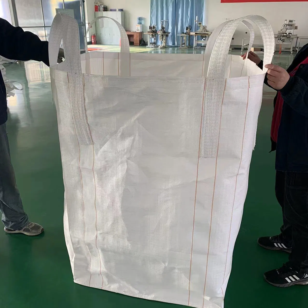 Sacos a Granel de PP Tricotados Hesheng 1000kg 2000kg Sacos Jumbo Flexíveis 2 Sacos Tonner