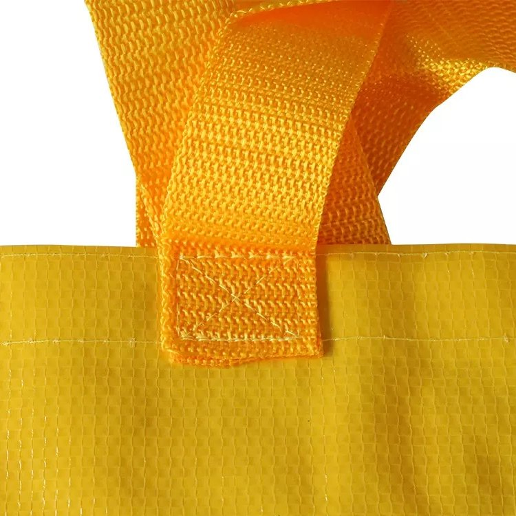 Sacola de Compras Ecológica de PP Não Tecido Colorida, Sacola de Tecido Não Tecido Laminado com Alça Durável, Sacola Promocional