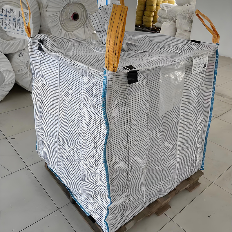 Atacado 1000 Kg Grande Novo PP Respirável Jumbo Sacos de Malha para Lenha 1.5 Tonelada Sacos de Cimento 1000 Kg Sacos Super PP FIBC Grau Alimentício Sacos Tubulares Grandes